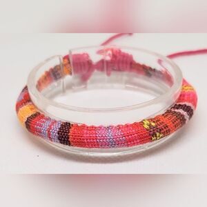 Men's bracelet striped punk hemp new e63